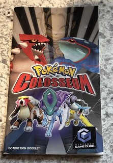 Pokémon Colosseum GameCube Manual / Instruction Booklet Only