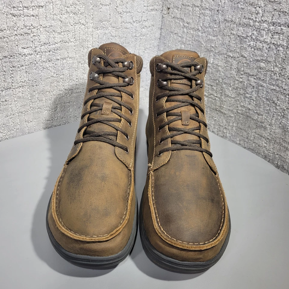 Lems Boulder Unisex Size Men's 13 Women's 14.5 US Brown Leather Waterproof Boots - Image 3 of 4