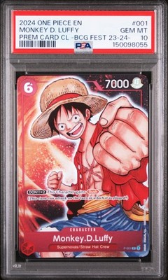 2024 #001 MONKEY D. LUFFY PSA 10 | eBay