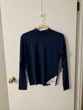 ActivSkinz NWT Unisex Small Blue Long Sleeve Rash Guard Top 100 SPF UPF 50