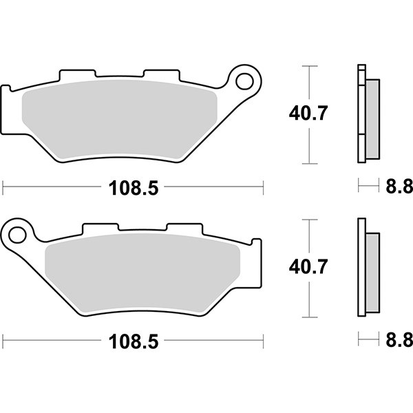 Benelli TRK 502X ABS E4/E5 500 BremsbeläGe 2018 2019 2020-image