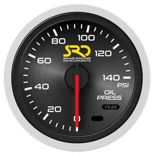 SAAS Oil Pressure Gauge 0-140psi 52mm SRD Series 12V