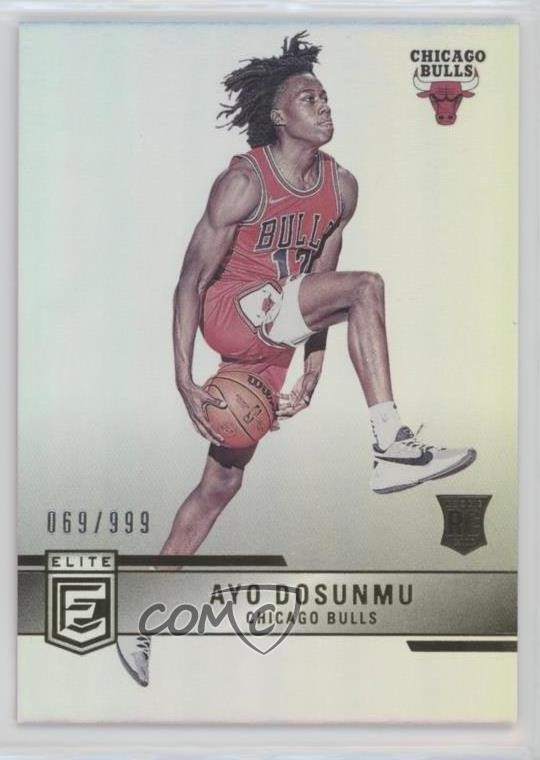 2021-22 Donruss Elite Rookies 69/999 Ayo Dosunmu #249 Rookie RC 0us1
