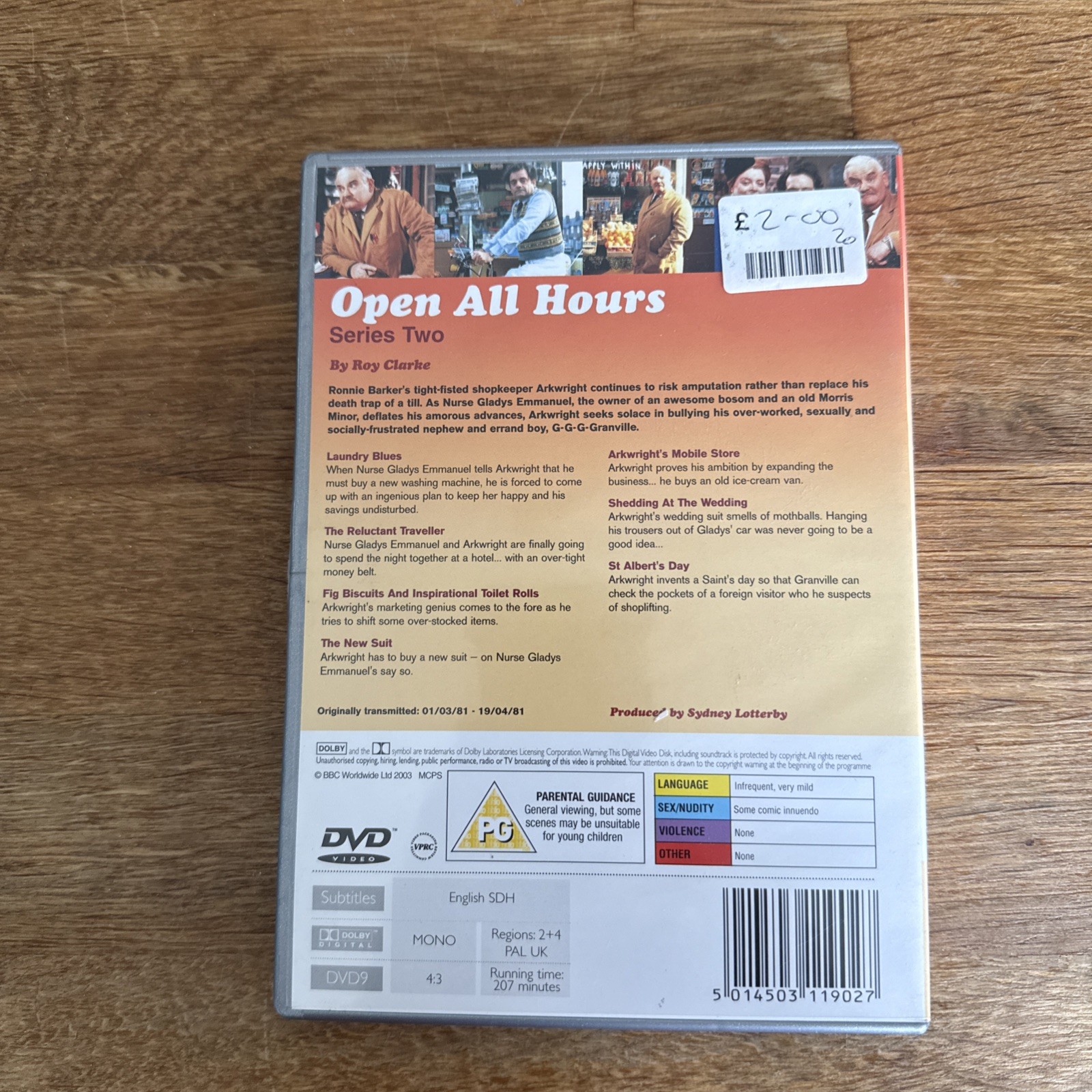 Open All Hours: The Complete Series 2 DVD (2003) Ronnie Barker cert PG image 3