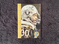 JIM OTTO SIGNED 1998 HALL OF FAME PLATINUM SIGNATURE SERIES CARD
