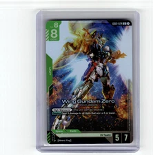 2025 Gundam Card Game Wing Gundam Zero Newtype Rising LR #GD01-024 Near Mint