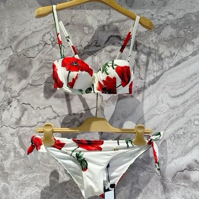 Dolce & Gabbana Women's Floral Print Bikini Set