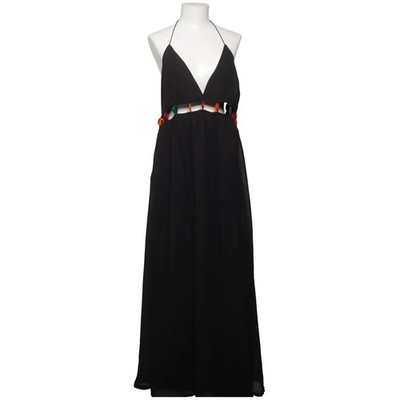 Boohoo, Maxikleid, Größe: 46, Schwarz, Polyester, Print, Damen #hOu