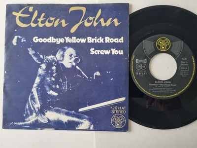 Elton John - Goodbye Yellow Brick Road 7'' Vinyl Germany
