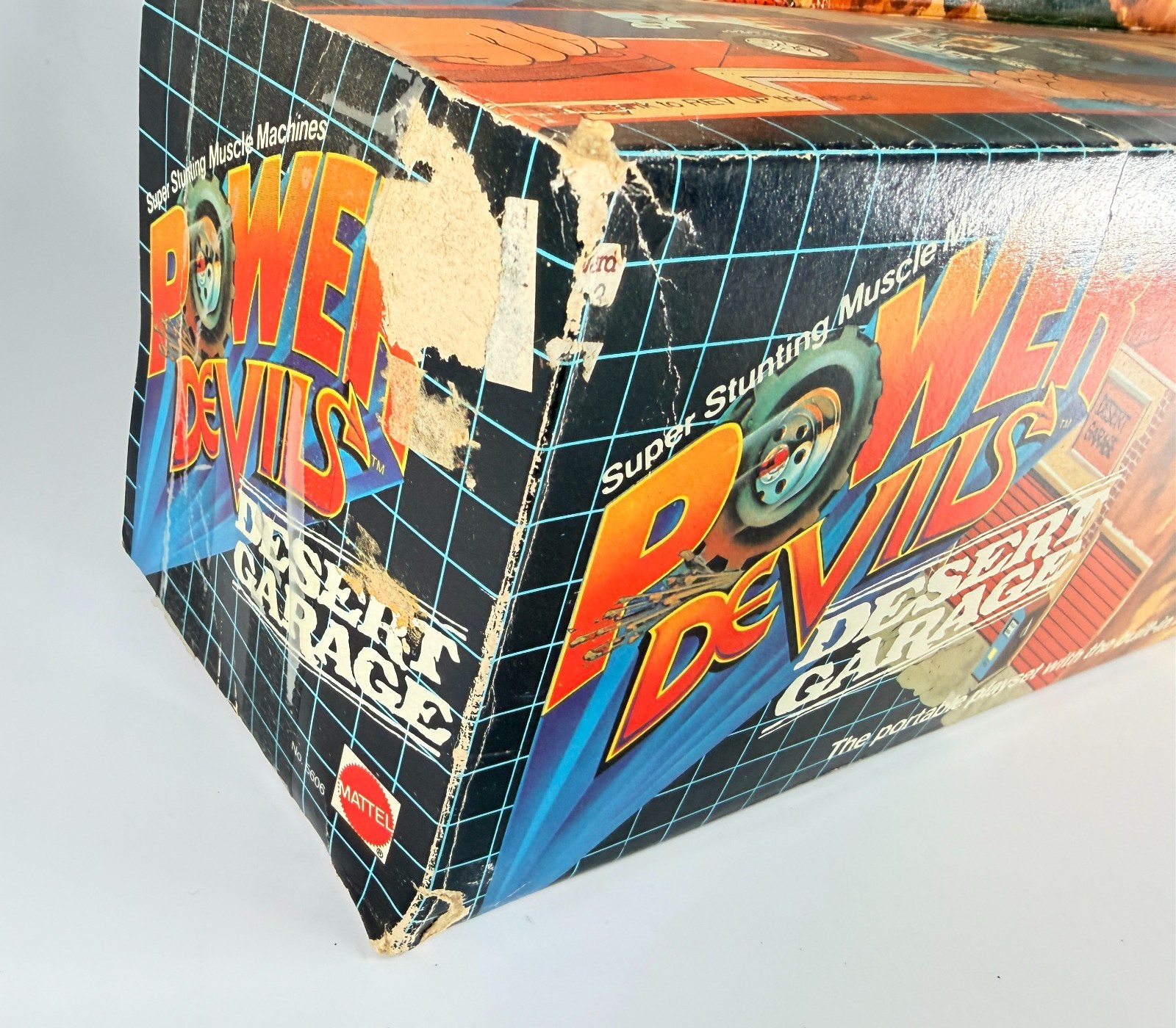 1982 Mattel Power Devils Desert Garage Playset NOS Sealed Toyota 4x4 ...