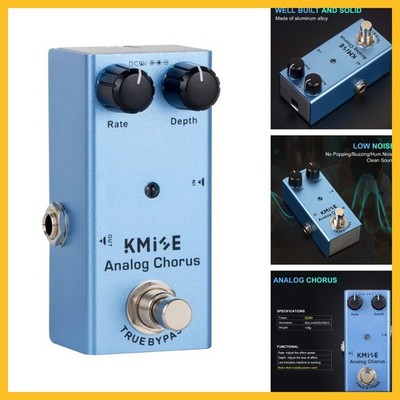 MI2872-MUS Analog Chorus Electric Guitar Effects Pedal Single Bypass 1 Pack