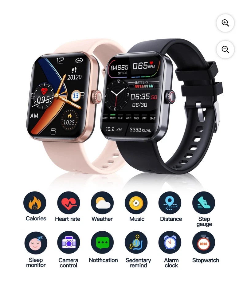 Smartwatch para Sony Xperia 1 VII, batería larga, resistente al agua y salud - Image 2 of 4