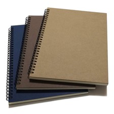 Spiral Notebook/spiral Journal Lined B5 Hard Kraft Cover Wire Bound Notebook Rul