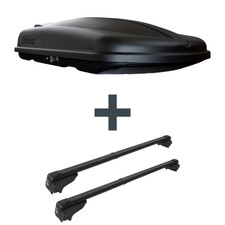 Dachbox Topbox TopBox 480 + Dachträger G3 für BMW 3er Touring (Kombi) Typ E30 FP