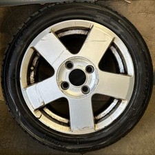 1 x FORD FIESTA MK6 Alloy Wheel 15" Inch With Tyres 6mm  4x108 ET52.5 6J 02-09