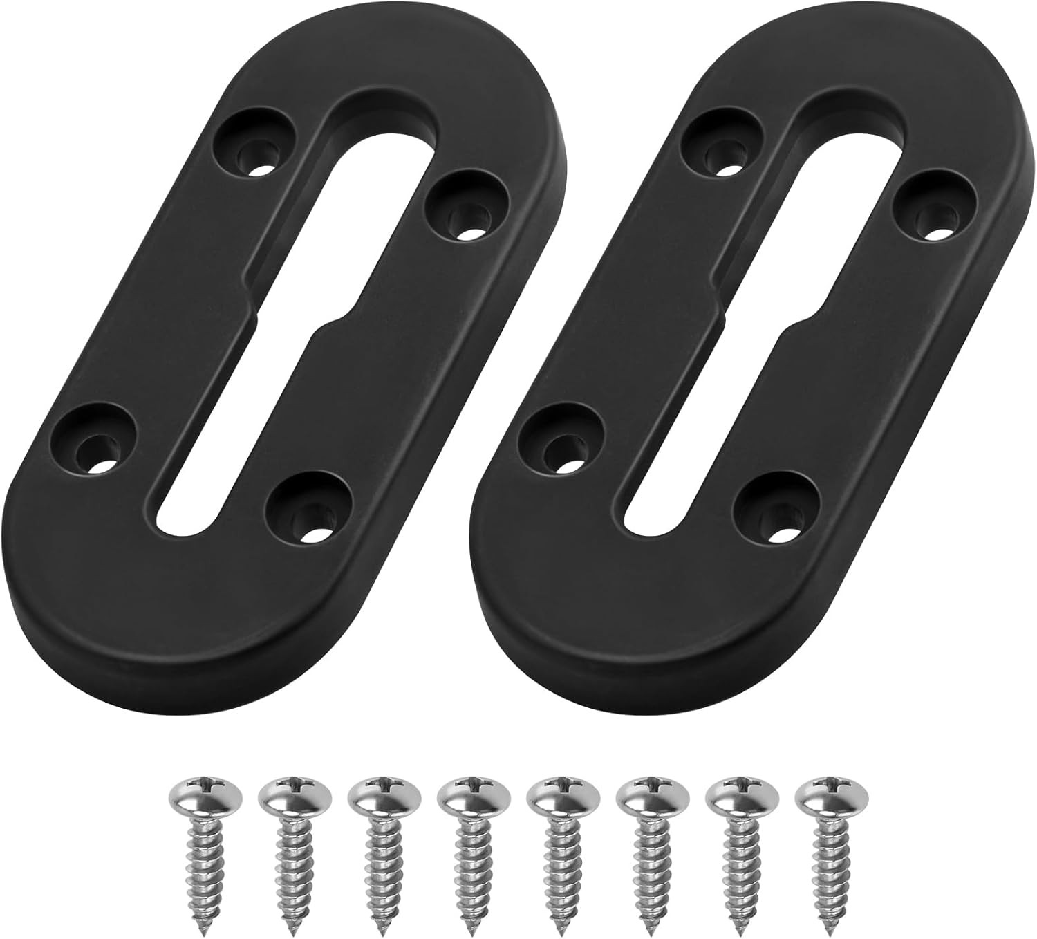 Track Mount Low Profile Rail 4in 4 Holes 2 Pack Accessories 
