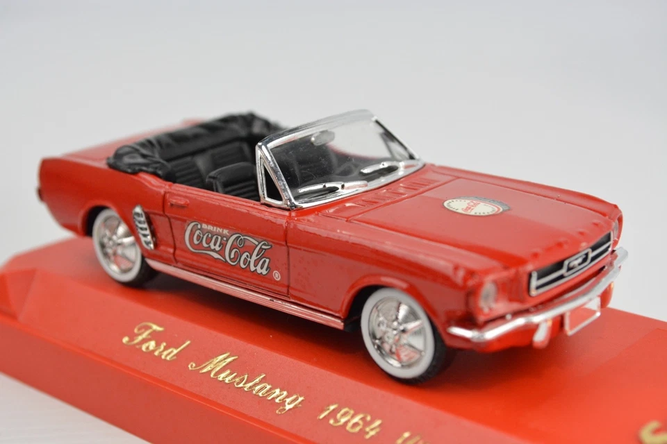 Coca Cola Ford Mustang 1964 1:43 Scale Die Cast Car Solido - Image 3 of 4