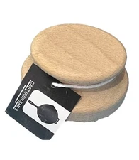 Untreated Wood Scrub Brush By Cast Iron Sams Keep Your Skillets Grill Pans