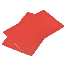 50Pcs Blank Cards Red 15mil for ID Badge Printer, Graphic Quality