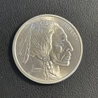 1 troy ounce silver bullion Indian Head Buffalo round