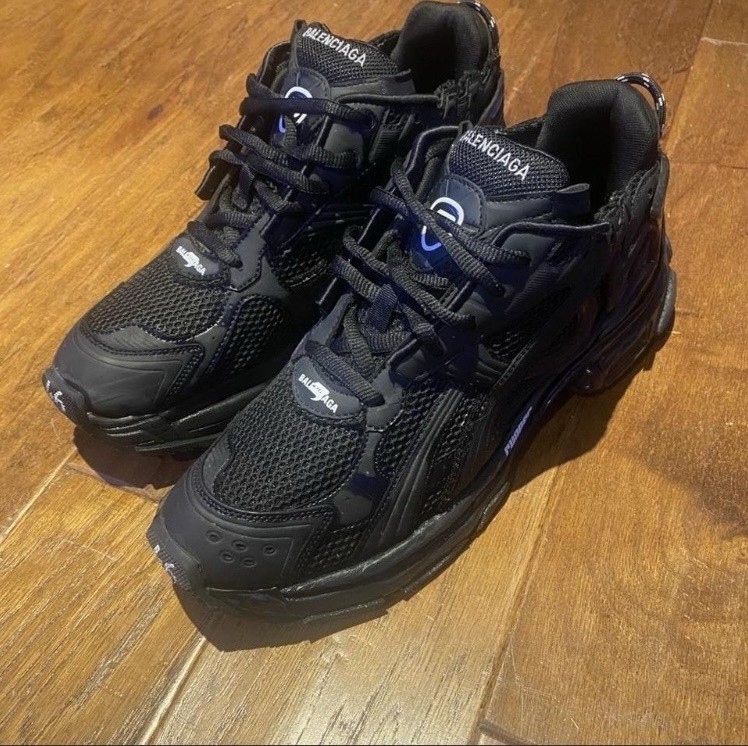 Balenciaga runner matte black men's size 13/46 | eBay