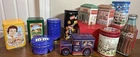 Lot 11 Collectible Metal Tins Vintage - Nestle, Hershey’s, M&M’s, Coca-Cola
