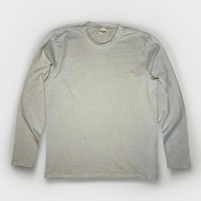 BALDWIN 'Scout' L/S Crewneck T-Shirt Men's L Sand (Tan/Gray) Made in USA