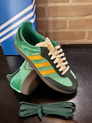Adidas Samba OG ''Green Preloved Yellow Velvet'' - EU 40