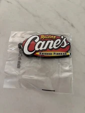 Raising Cane's Flexible Rubber Keychain New