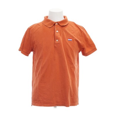 Gentiluomo, Poloshirt, Größe: L, Orange, Einfarbig, Herren #imE