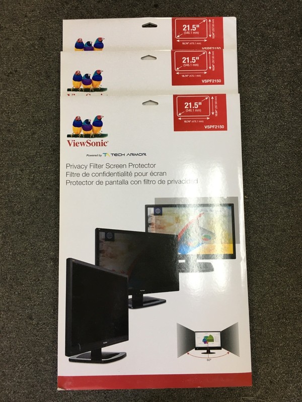 ViewSonic Privacy Filter Screen Protector 21.5" VSPF2150 Tech Armor New sealed