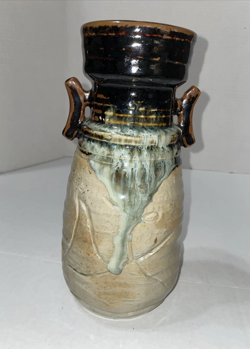 Japanese Vintage Vase 1860~70 幕末_花器_東北窯 Japanese Vintage