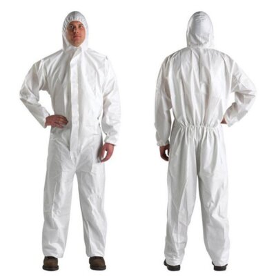3-30 Count Disposable SMS Coverall with Hood, Painter's Suit M L XL 2XL 3XL