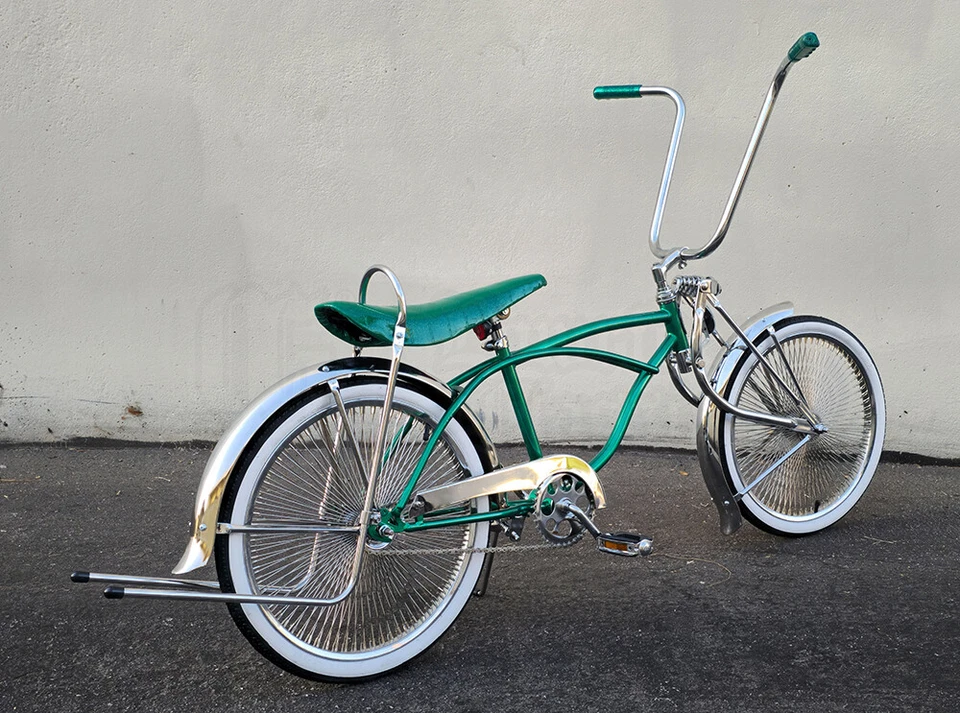 20" OG Lowrider Classic 144 Spoke Bicycle Bike Green OG-619 - Image 2 of 2