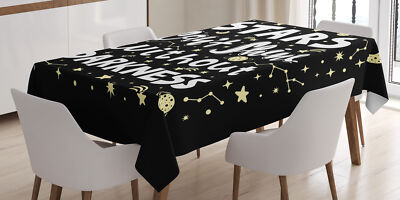 Sprichwort Tischdecke Hard Times Positive Phrase
