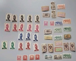 LOT of 47 CAMEROON Stamps. Old. Many Have Variences In Color. See The Pictures. 