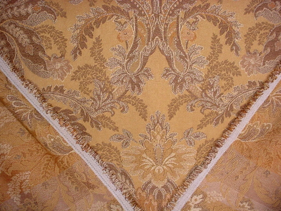 Tela de tapicería brocado moneda dorada homenaje Halle's Homage 5-1/8Y Kravet Couture 22606 Foto 4 de 4