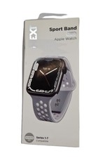 Next Sport Duo Smartwatch Band for Apple Watch 42/44/45MM Gray/ White SERIES 1-7