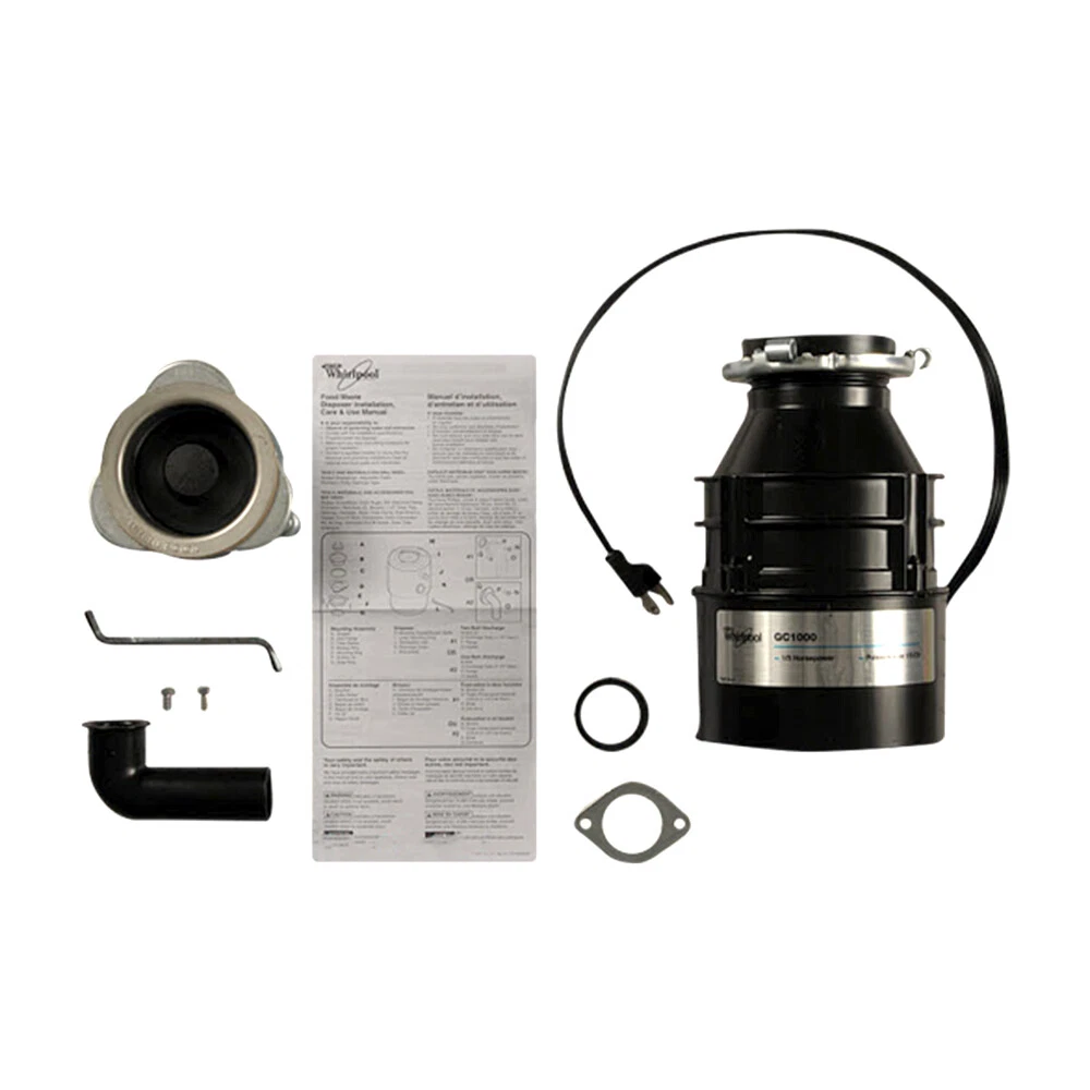 84211600 Whirlpool 1/3 HP Garbage Disposal Parts Dr, 44 OFF