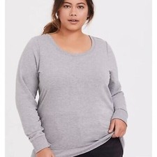 Torrid Active Sweatshirt Pullover Sweatshirt Crewneck Sweatshirt Women 2X Gray