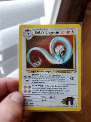 Pokmon TCG Erika's Dragonair Gym Heroes 4/132 Holo Unlimited Holo Rare. MINT!! | eBay Pokmon TCG Erika's Dragonair Gym Heroes 4/132 Holo Unlimited Holo Rare. MINT!! | eBay