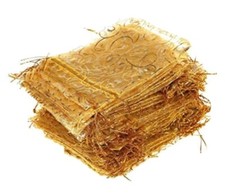 39 Gold Wedding Party Favor Bags Decor Gift Jewelry Candy Pouches Golden