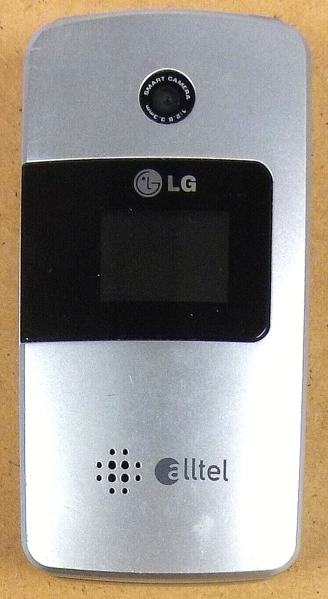 LG AX275 - Silver and Black ( Alltel ) Very Rare Cellular Flip