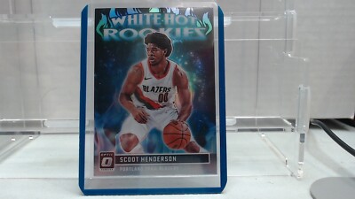 2024 DONRUSS OPTIC SCOOT HENDERSON WHITE HOT ROOKIE REFRACTOR #15BLAZERS M2K