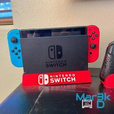Nintendo Switch Dock Stand 3D Printed Kids Gift Man Cave Family Room