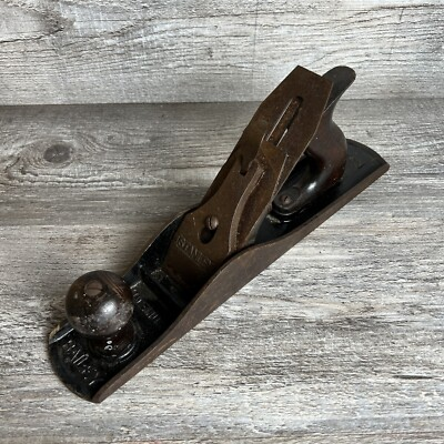 #ad Antique Stanley Bailey Smooth Plane No. 5 USA $132.37