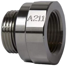 EZ A-211 Silver 27mm-2.0 Thread Size Oil Drain Valve Adapter