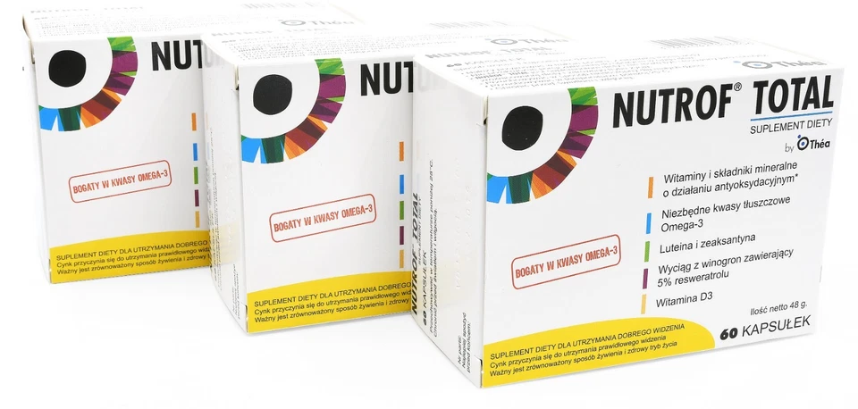 Nutrof Totale TOTAL vit D3 Thea - ottima visione 30-180 CAPSULES ottima visione - Image 2 of 4