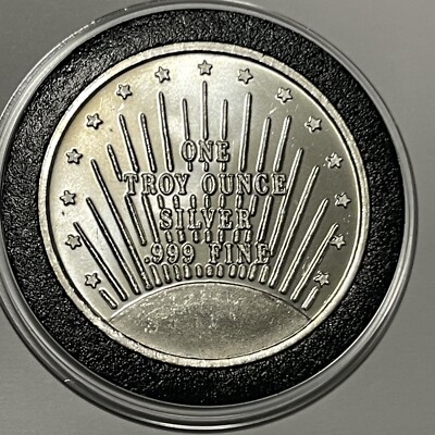 1986 Valley State Bank Vintage Rare Coin 1 Troy Oz .999 Fine