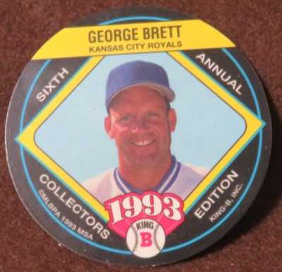 10244 1993 KING B DISC GEORGE BRETT #9